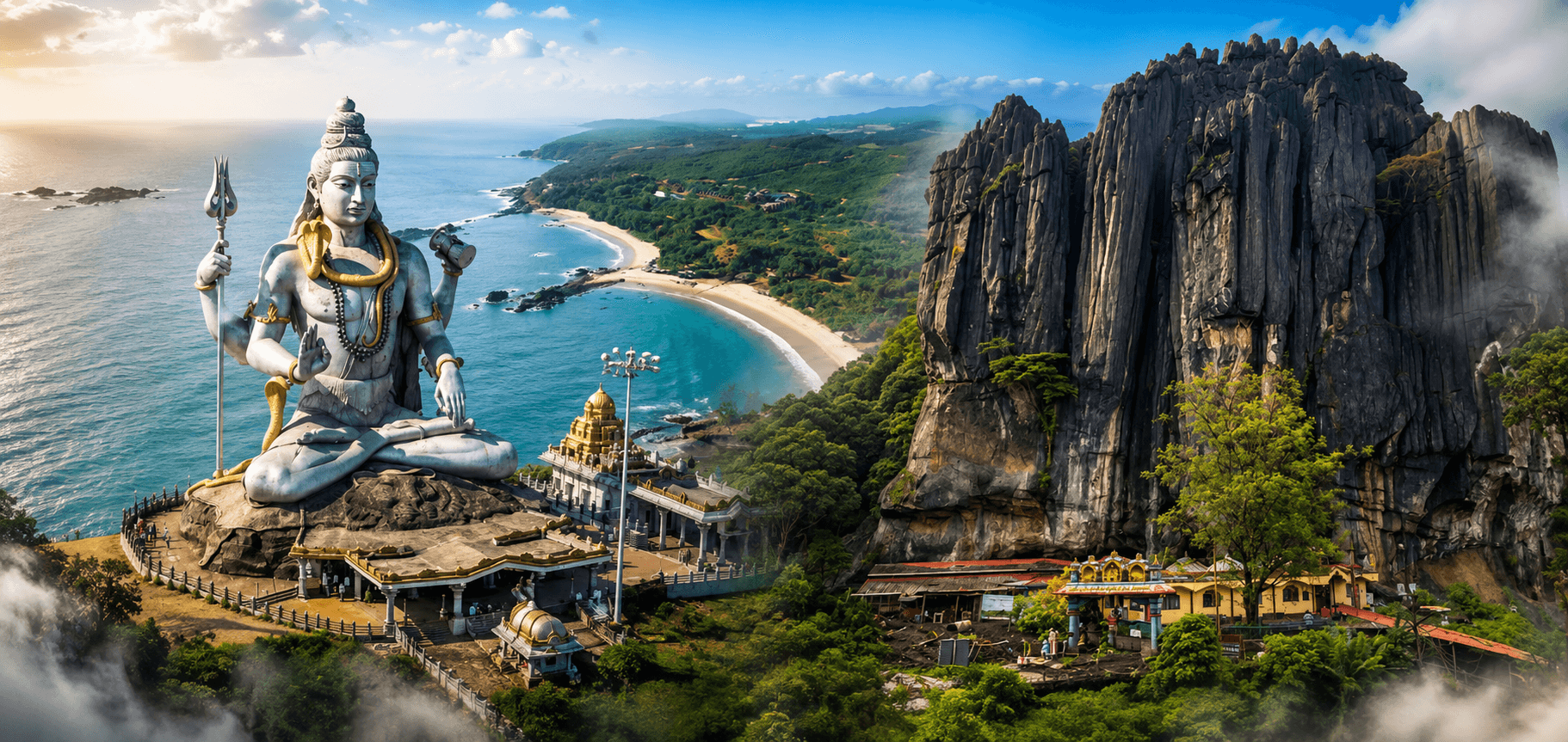 Gokarna β’ Murudeshwar β’ Yana Caves β’ Jog Falls | Pune